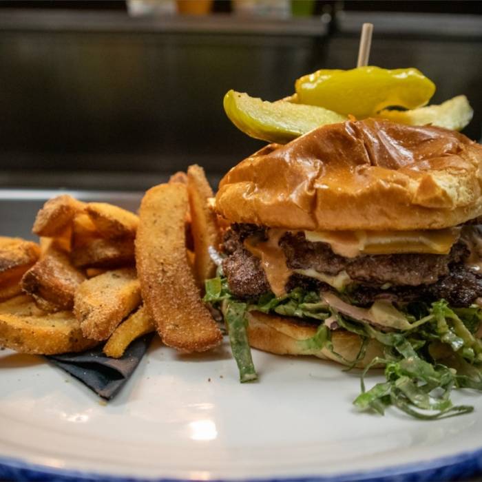 American Double-Double Burger